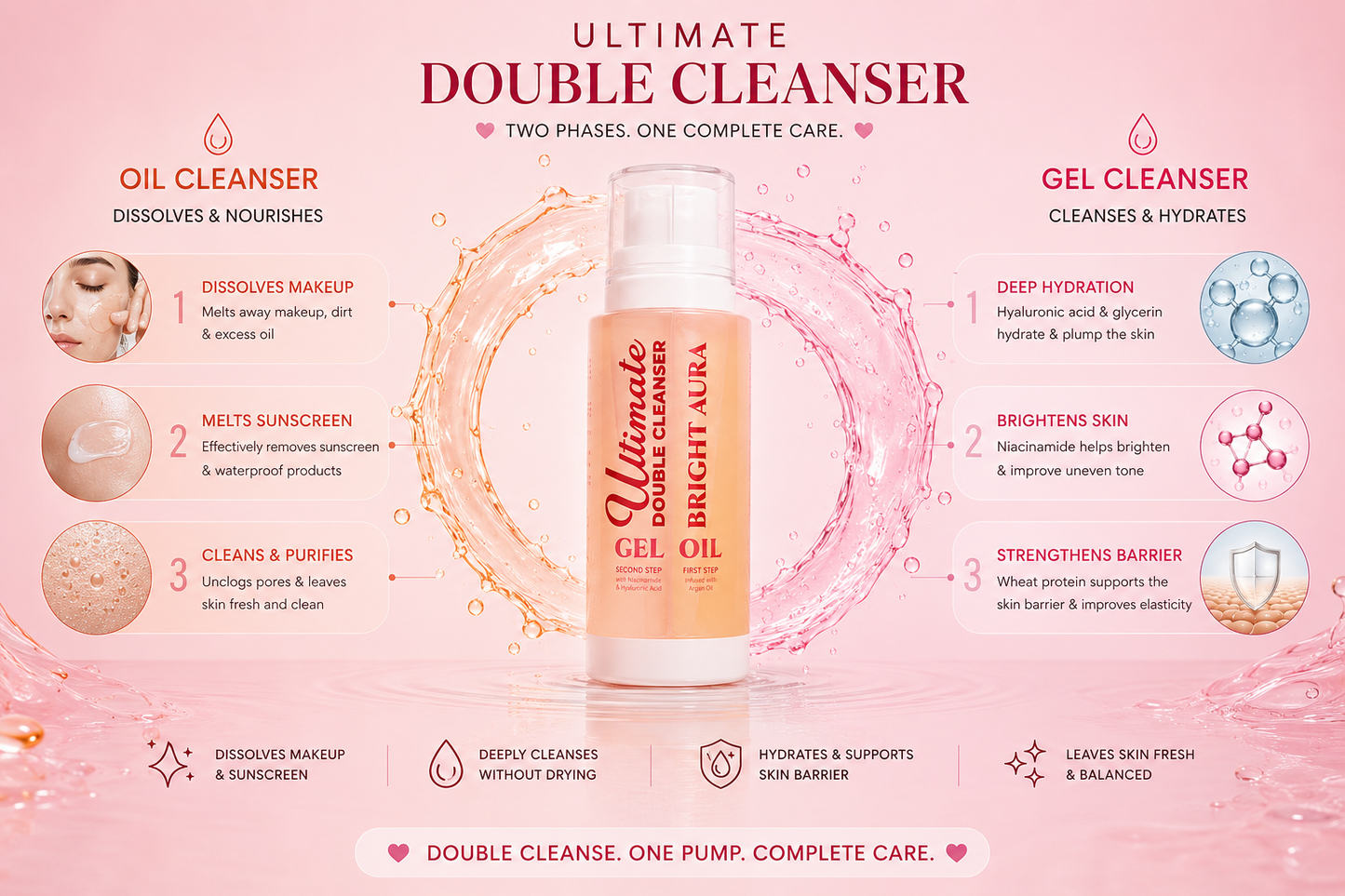 Bright Aura Ultimate Double Cleanser